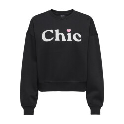 Only Onlbest l/s print crew neck swt