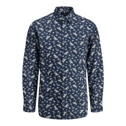 Jack & Jones Jprblayork print dobby l/s shirt