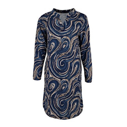 FOS Amsterdam Jurk andrien swirl navy