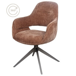 Home67 Eetkamerstoel jill mokka 500