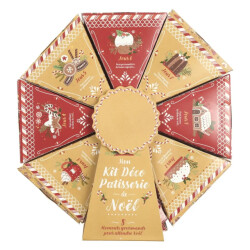 WDMT Adventskalender patisserie cadeau wiel beige