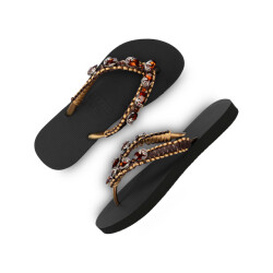 Uzurii Macrame tinkelbel dames slippers, , maat: