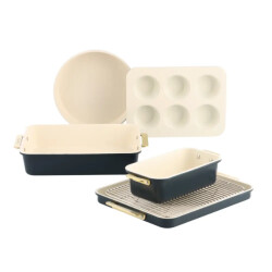 Greenpan Padova keramische bakset 6-delig oxford blue