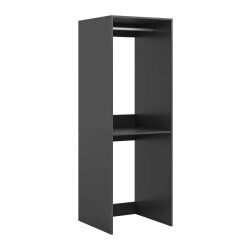 Furnilux Wasmachinekast free 66x195x60 cm in antraciet – kastoplossing voor wasmachine en