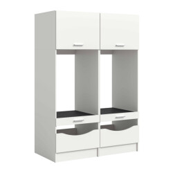 Furnilux Wasmachine ombouw 2 delige set 133 cmx195 cmx68 cm