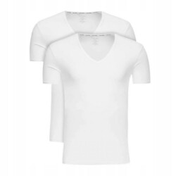 Calvin Klein Heren slim t-shirt met v-hals (set van 2)