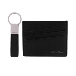Calvin Klein Logo leren kaarthouderset