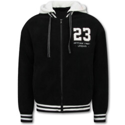 Enos Oversized baseball jacket teddy jas