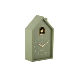Karlsson wekker modern cuckoo oro luxury green