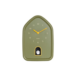 Karlsson wandklok modern doggy luxury green- Ø29,1cm