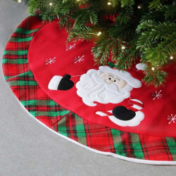Unique Living kerstboomrok mickel 90x90cm -