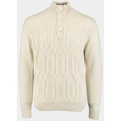 Innocente Half zip sluiting met rits en knopen inct 1165/