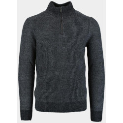 Bos Bright Blue Pullover half zip grof 4356225/158f