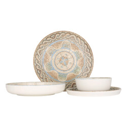 Rinart Serviesset (medium) celest 24 delig 6 personen porselein