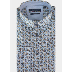 R.B. Boston Casual hemd lange mouw regular fit 100% cotton 527670/621