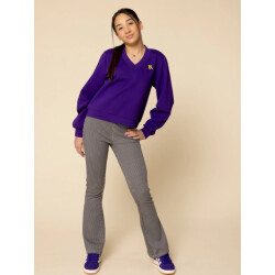 Looxs Revolution Sweater v-hals scuba voor meisjes in de kleur