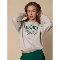 Looxs Revolution Sweater snow melee lucky voor meisjes in de kleur