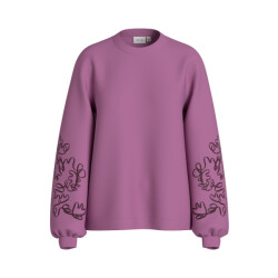 Vila Visiffi emb o-neck ls sweatlc -