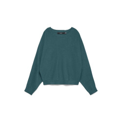 Vero Moda Vmhappyglitter ls o-nk batwing pullo boo esmerald