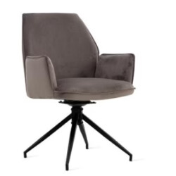 Multifurn Eetkamerstoel jill velvet 90 cm x 57 cm x 63 cm fluweel