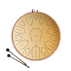 Orakl Steel tongue drum elysium zonnegloed goud