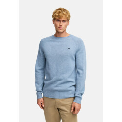 Kronstadt Po29417 larson crew neck knit ks35001 blue shadow mix