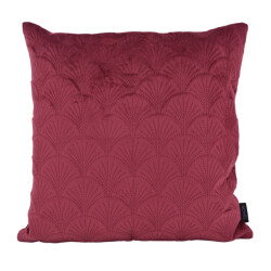 NOVÉE Sierkussen velvet shell bordeaux | 45 x 45 cm | velvet / polyester