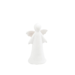House Vitamin Ledlight angel ceramics white 9x6x16,5cm