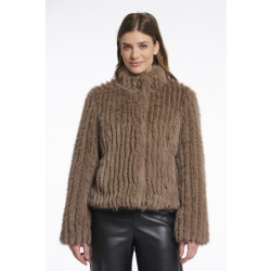 Rino & Pelle jacket with closure faith.7002511 toffee