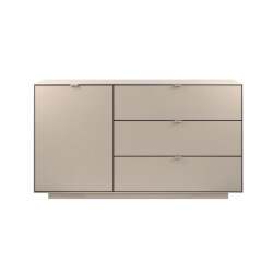 CaliCosy Dressoir met 1 deur, 3 grote lades in zanddecor l160 cm vika