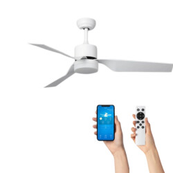 Cool Breeze Fluisterstille plafondventilator ekstrom Ø132cm afstandsbediening & timer