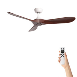 Cool Breeze Fluisterstille plafondventilator skogberg Ø132cm afstandsbediening & timer