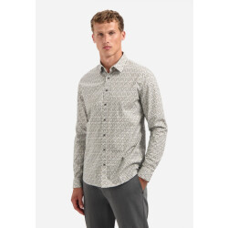 No Excess Heren overhemd 29430921 044 taupe