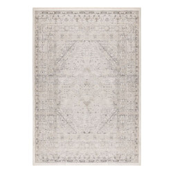 Muratap Vintage vista – luxe vloerkleed klassiek creme zilver laagpolig- 200x290