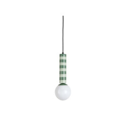 Leitmotiv hanglamp rayado jungle green & grayed jade