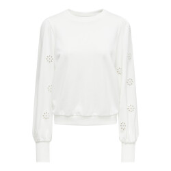 Only Onlfemme ls puff embroidery ub swt off-white
