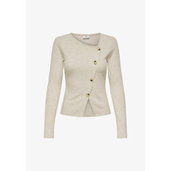 Jacqueline de Yong freya l/s button top jrs noos 15323654 whitecap gray