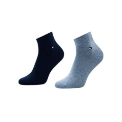 Tommy Hilfiger Enkelsokken met geborduurd logogaren voor heren (set van 2)
