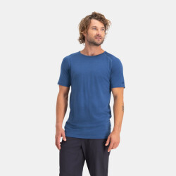 Nomad Pure merino t-shirt heren | denim