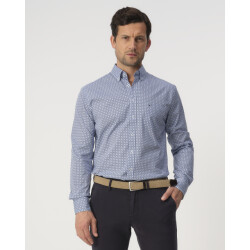 Campbell Casual overhemd donker