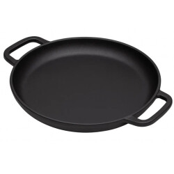 Maysternya Gietijzeren barbecue pan ø 34 x 4 cm zwart