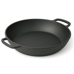 Maysternya Gietijzeren barbecue pan ø 34 x 7 cm zwart