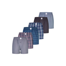 MG-1 Wijde boxershorts heren 6-pack multipack d610 multicolor