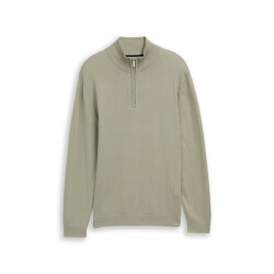 Tom Tailor Knitted herringbone troyer mint