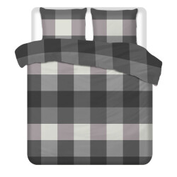 Terschellinger Wolweelde Luxueuze terschellinger flanellen winter dekbedovertrekset – modern blokpatroon