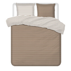 Terschellinger Wolweelde Luxueuze terschellinger flanellen winter dekbedovertrekset – warm zandbeige