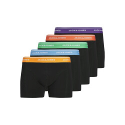 Jack & Jones Jongens boxershorts trunks jacdawson 5-pack zwart