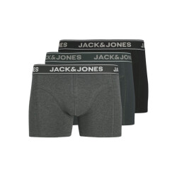 Jack & Jones Heren plus size boxershorts trunks jacblack friday 3-pack multicolor