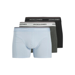 Jack & Jones Jongens boxershorts trunks jacavery 3-pack effen