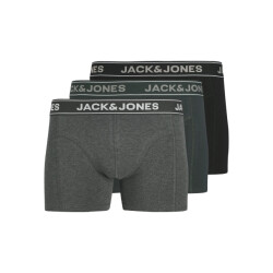 Jack & Jones Heren plus size boxershorts trunks jacblack friday 3-pack multicolor